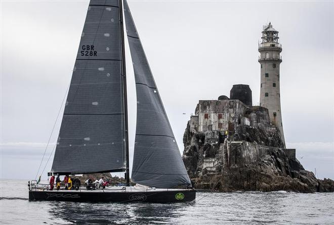 Pace approaches the Fastnet Rock in the 2013 Rolex Fastnet Race - Credit Rolex-Daniel Forster - RORC Caribbean 600 2014 ©  Rolex/Daniel Forster http://www.regattanews.com